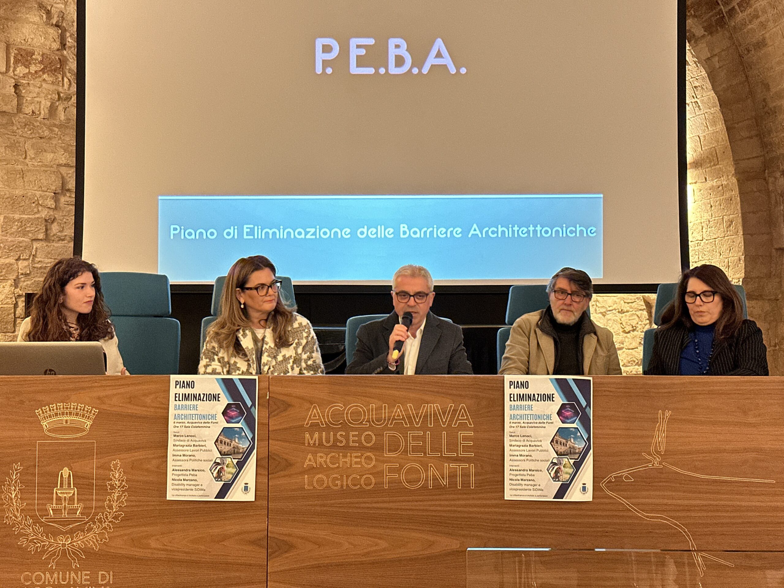 Acquaviva, presentato il piano per l’eliminazione delle barriere architettoniche