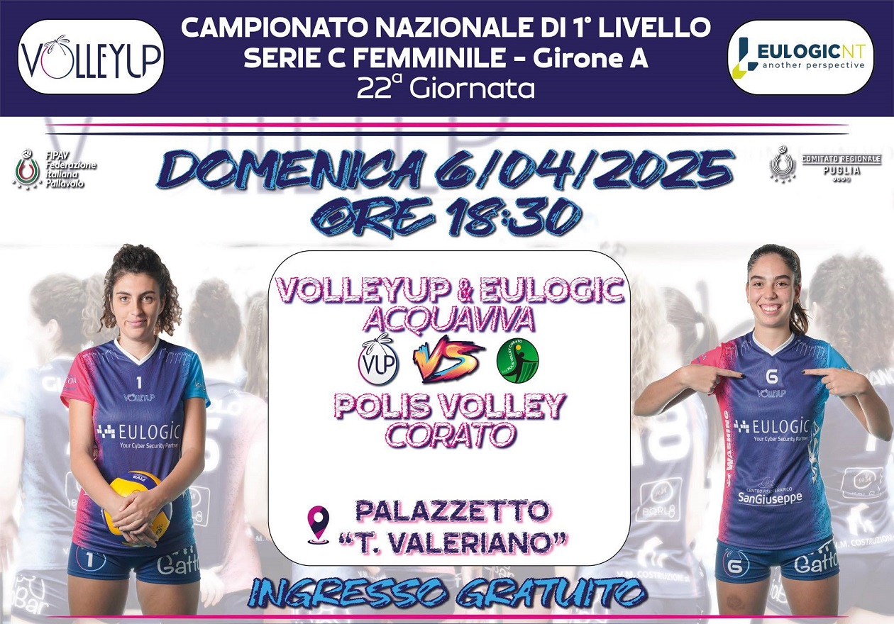 VolleyUp Acquaviva vs Polis Volley Corato: la partita della ventiduesima giornata